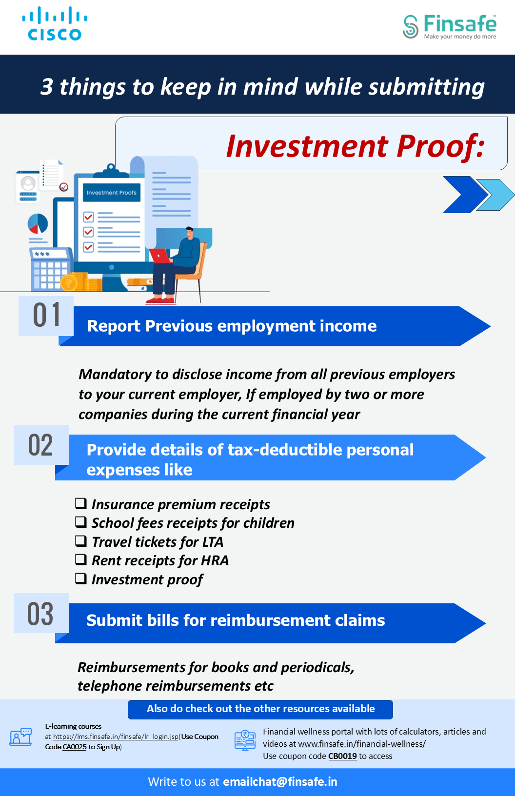tip 1 3 things to keep in mind while submitting investment proof