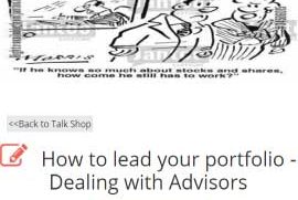 SHEROES – DEALING WITH ADVISORS