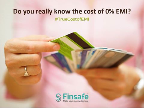 Do you really know the cost of the 0% EMI scheme on credit cards?