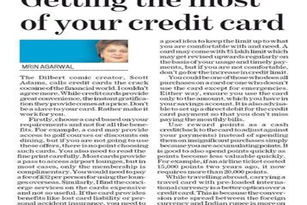Getting the most of your credit card